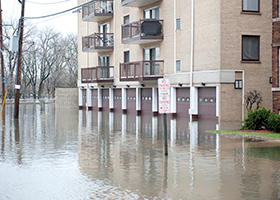 Flooded apartments covered by flood insurance in Deer Park New York